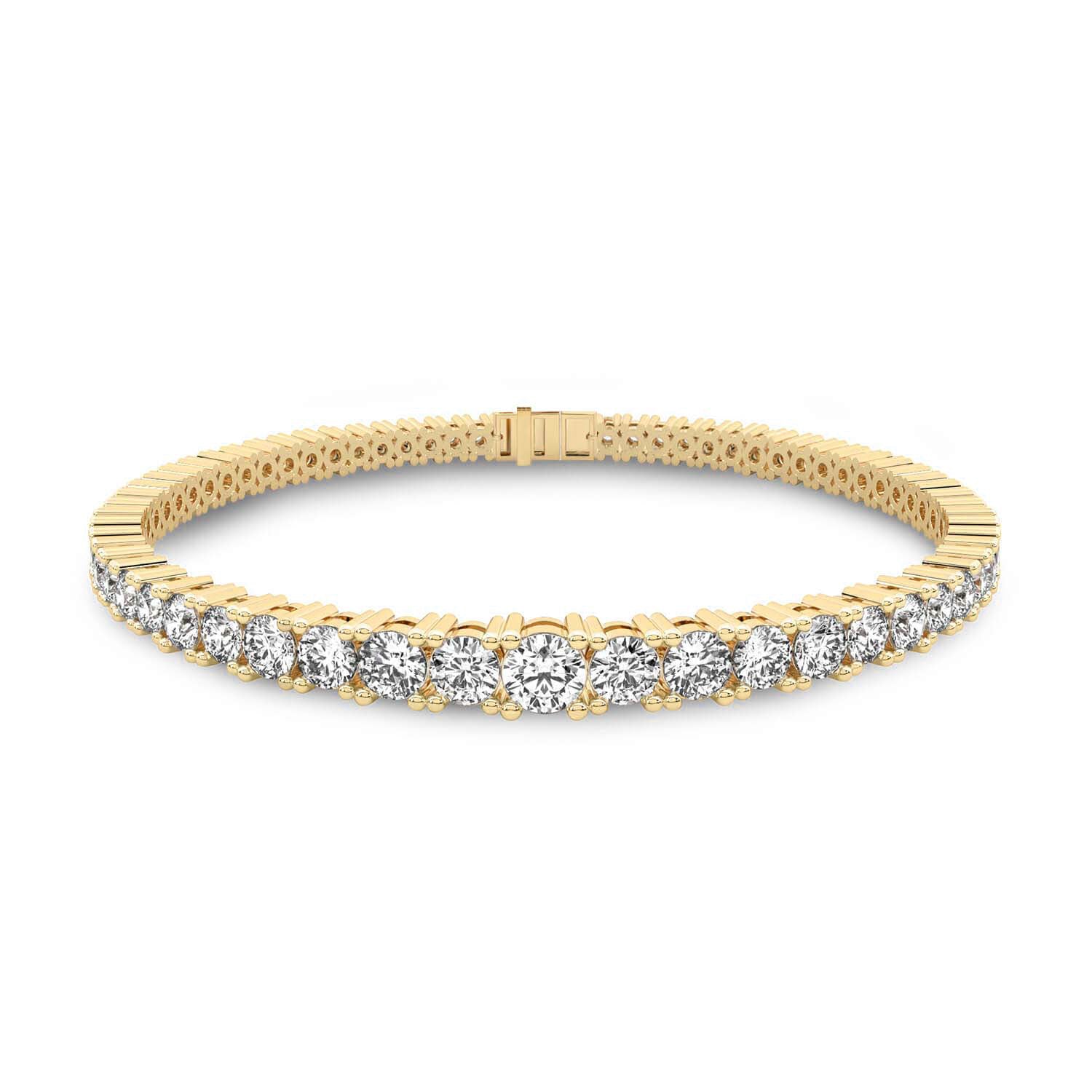 Cecily Round Lab Diamond Tennis Bracelet