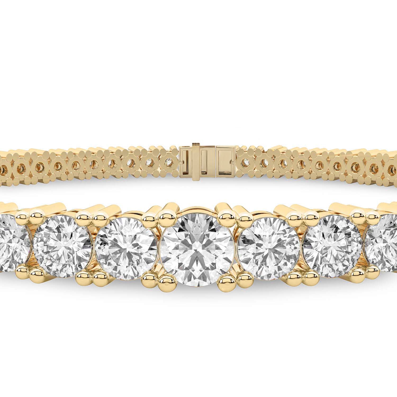 Cecily Round Lab Diamond Tennis Bracelet
