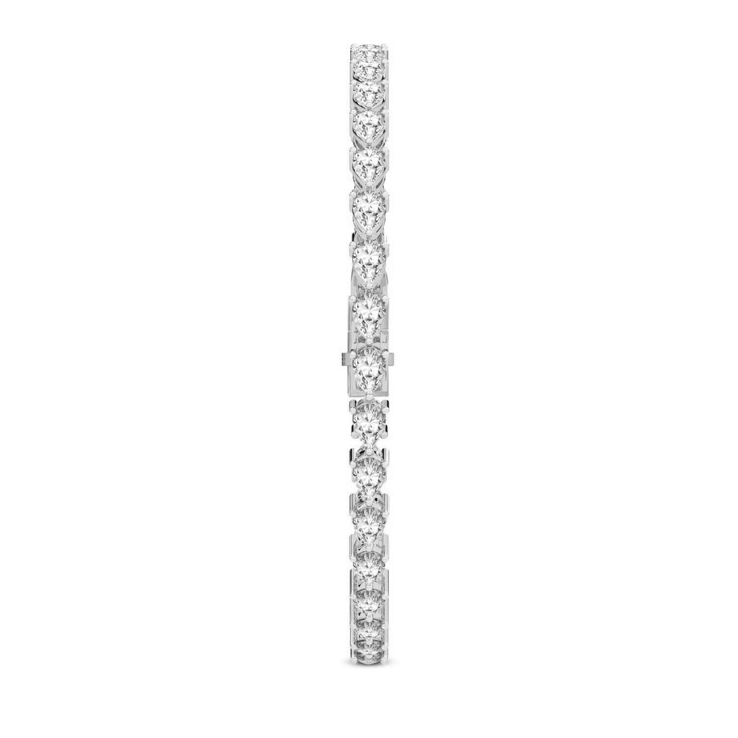 14kt Yellow Gold Serene Pear Lab Diamond Tennis Bracelet (2 Ct. Tw.)