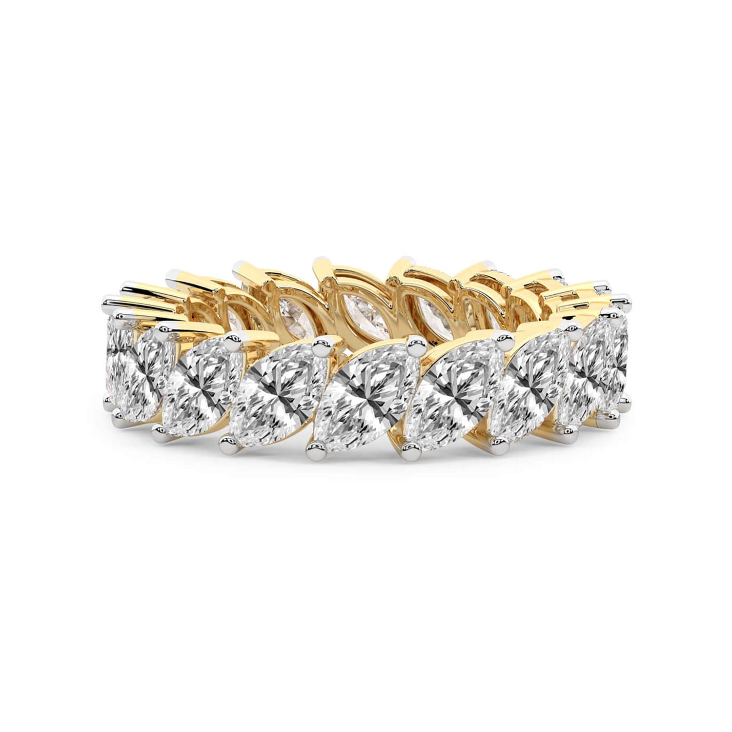 Milani Marquise Lab Diamond Eternity Ring (3 Ct. Tw.)