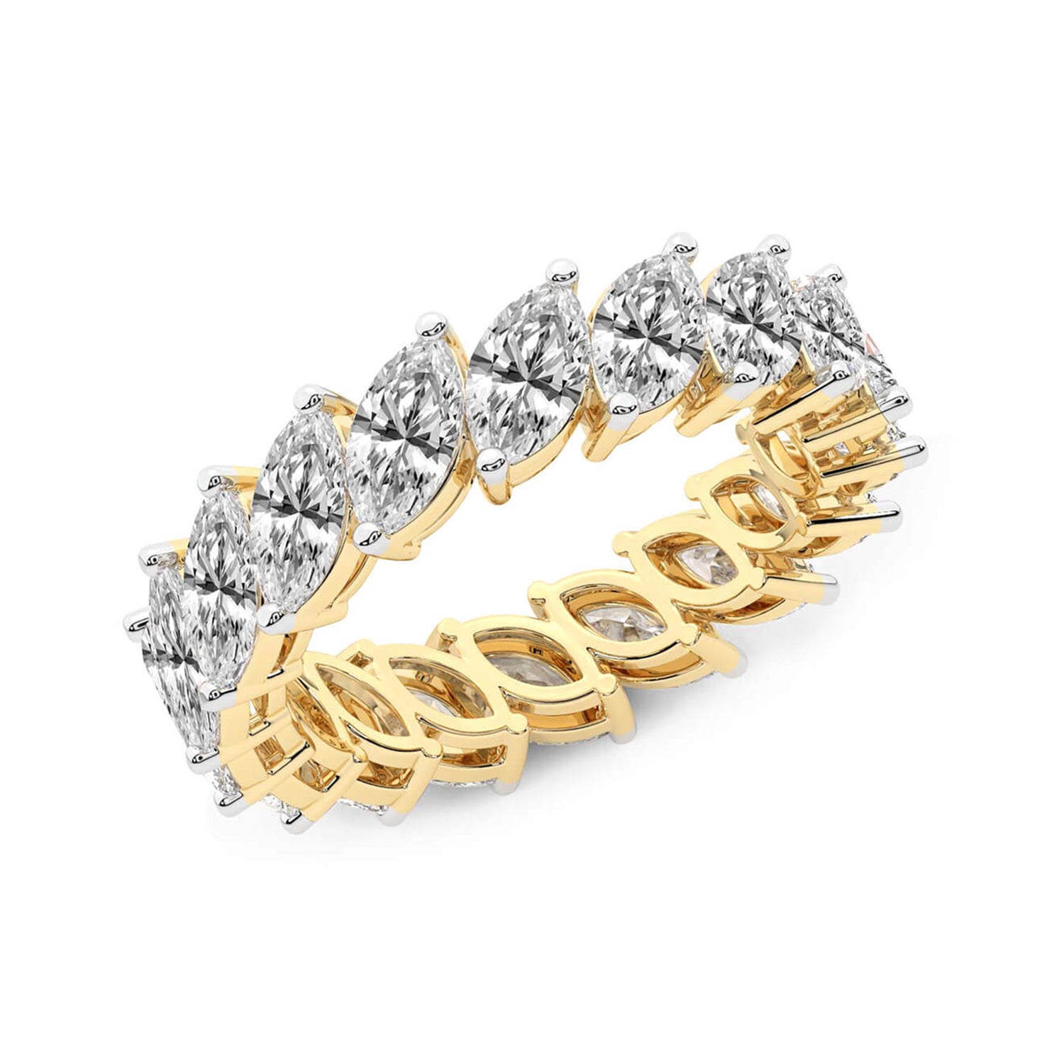 Milani Marquise Lab Diamond Eternity Ring (3 Ct. Tw.)