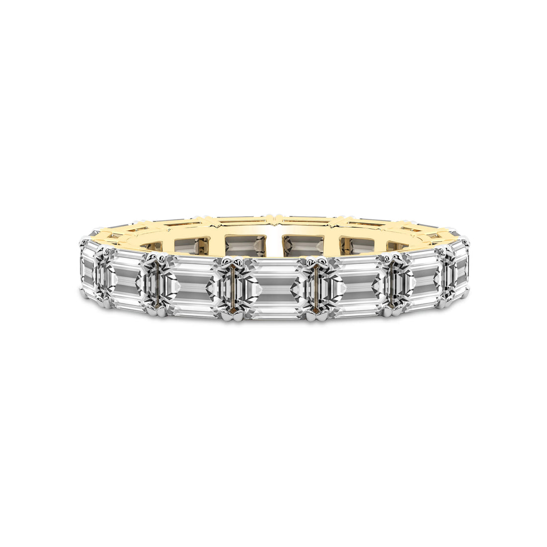 Maven Emerald Lab Diamond Eternity Ring (3 Ct. Tw.)
