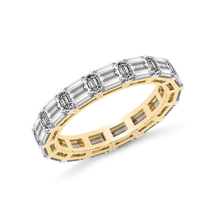 Maven Emerald Lab Diamond Eternity Ring (3 Ct. Tw.)