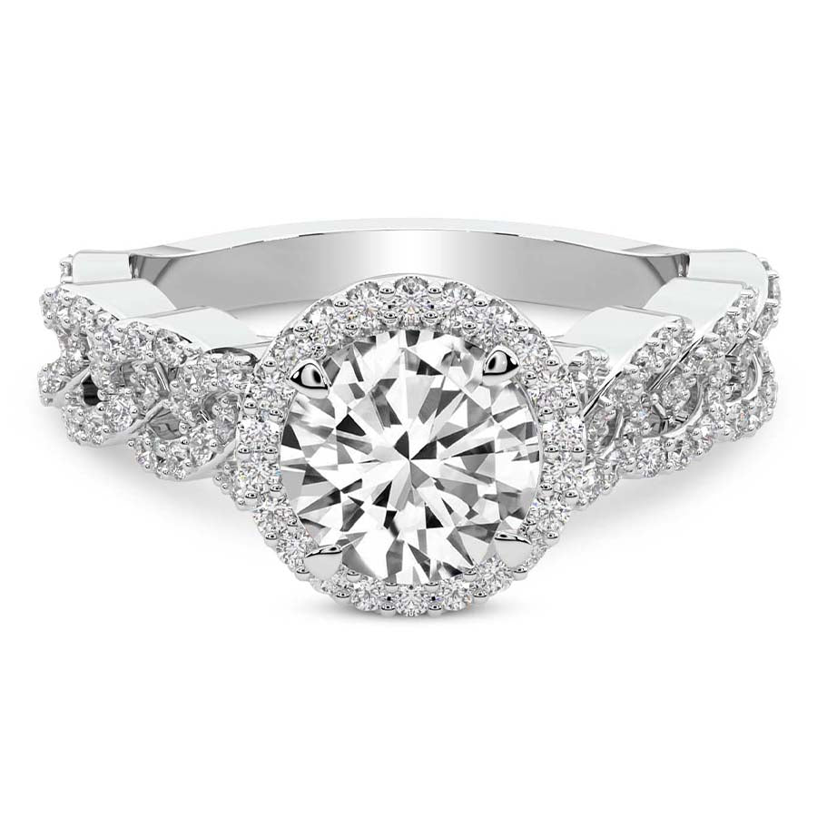 Imperiella Halo Celtic Knot Lab Diamond Ring $3,815 $5,968
