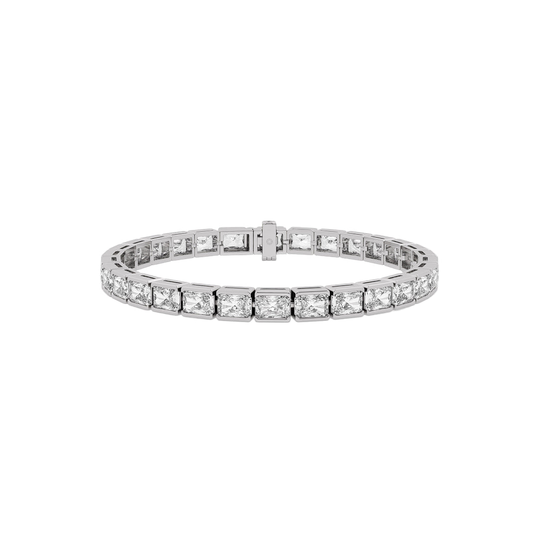 Classic Emerald Lab Grown Diamond Tennis Bracelet