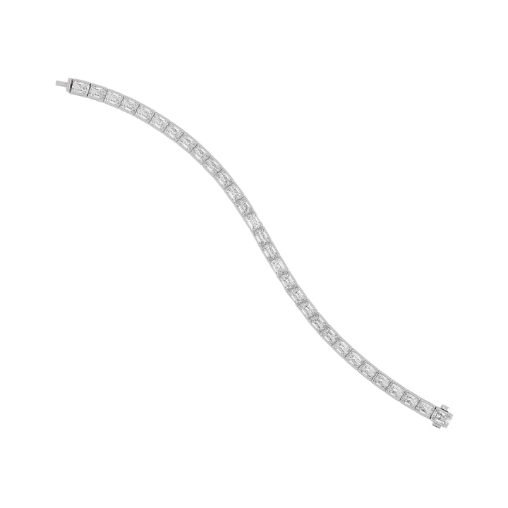 Classic Emerald Lab Grown Diamond Tennis Bracelet