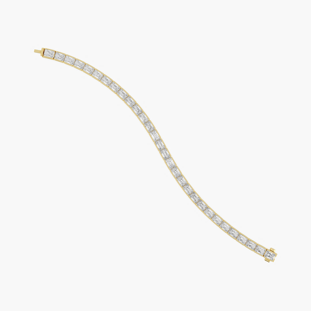 Classic Emerald Lab Grown Diamond Tennis Bracelet
