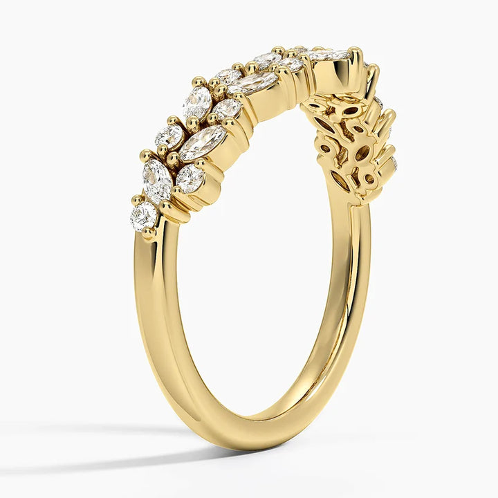 Jardiniere Diamond Contour Ring