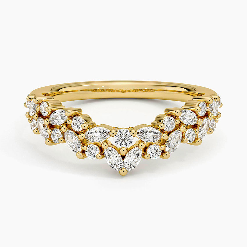 Jardiniere Diamond Contour Ring