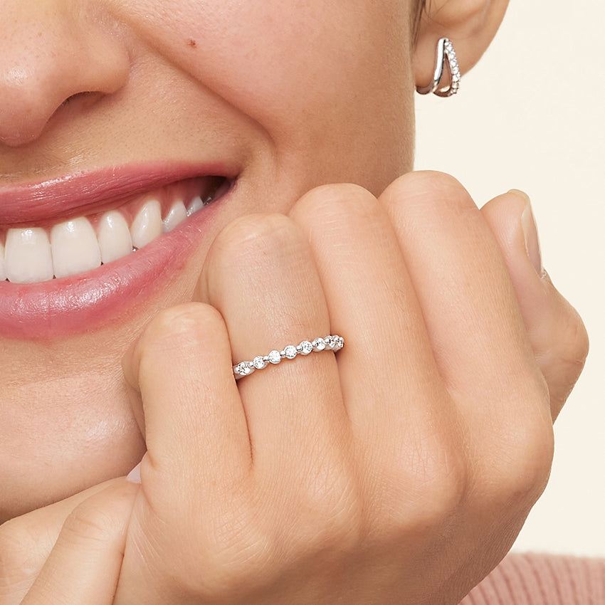 Marseille Half Coverage Diamond Ring