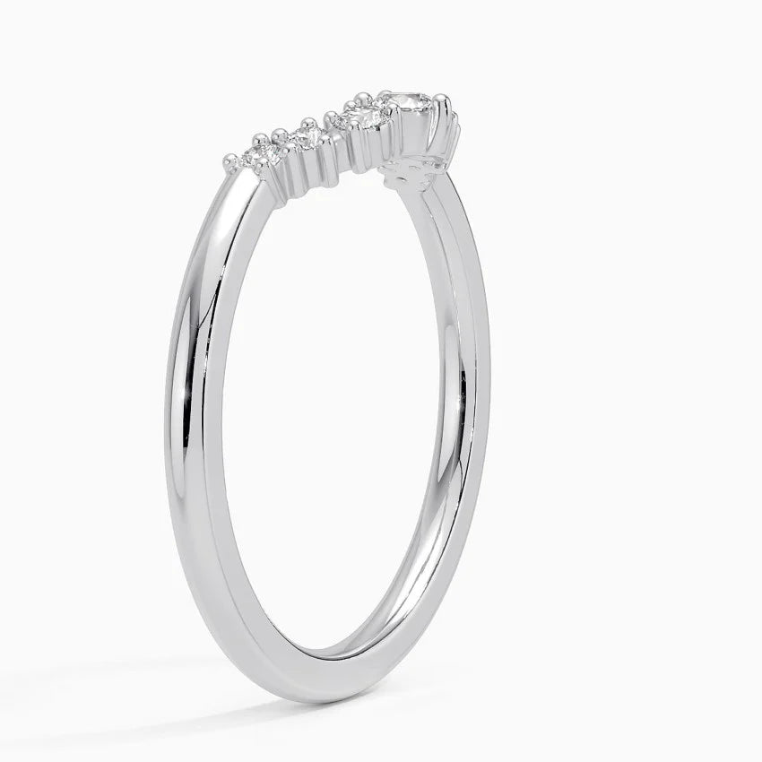 Aria Contoured Lab Diamond Ring