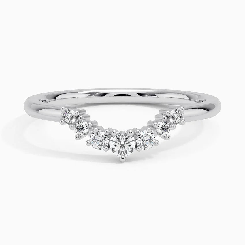 Aria Contoured Lab Diamond Ring
