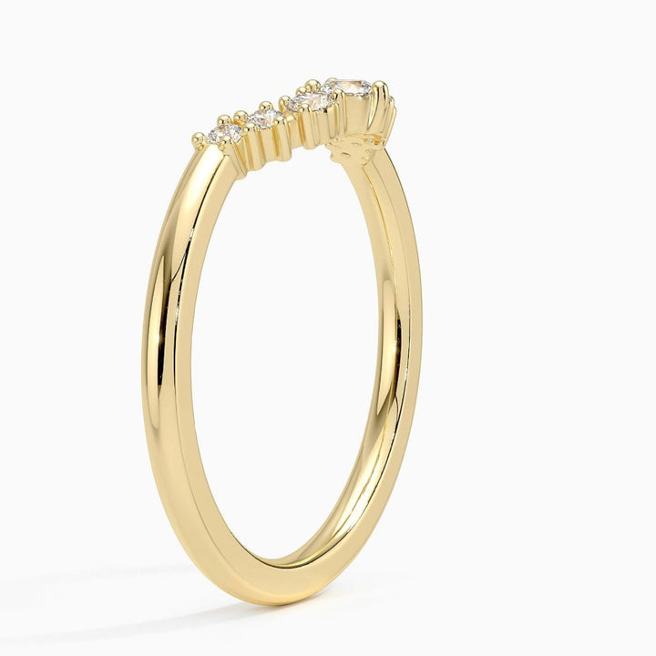 Aria Contoured Lab Diamond Ring
