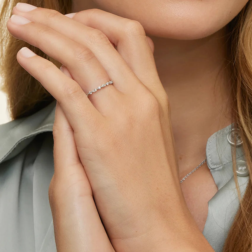 Delicate Versailles Diamond Ring