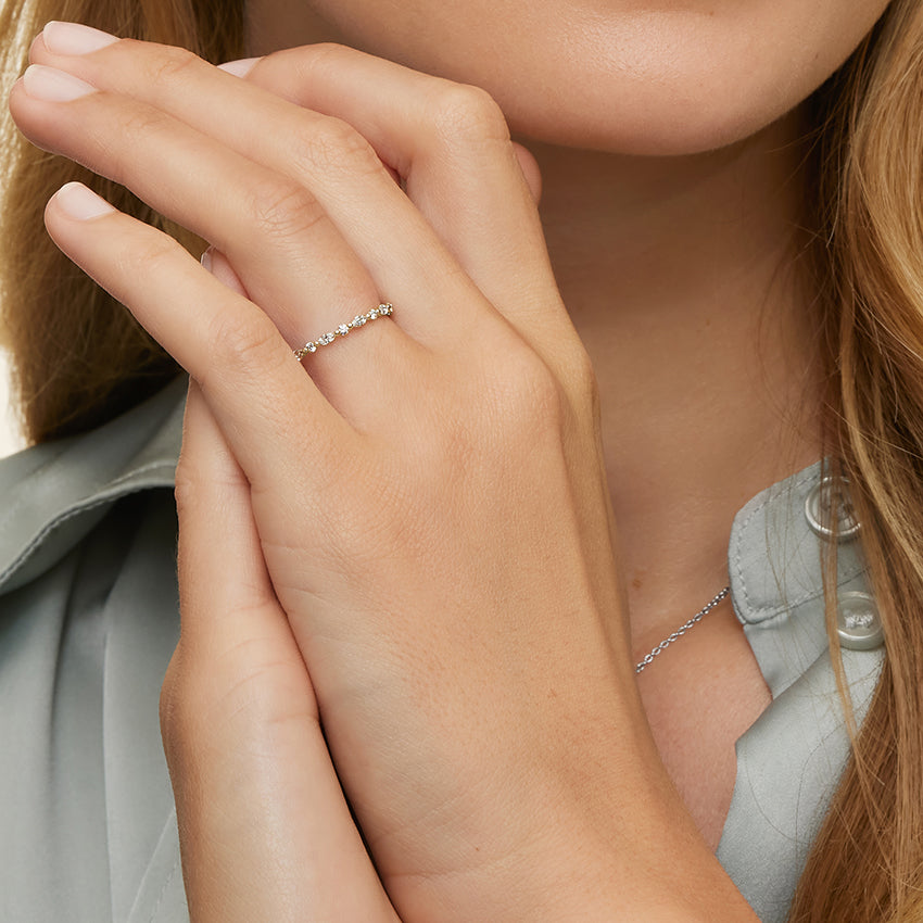 Delicate Versailles Diamond Ring