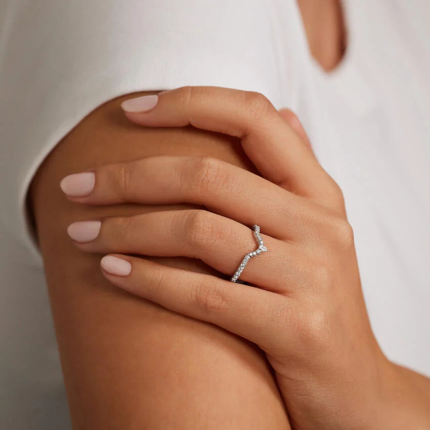 Luxe Lunette Lab Diamond Ring