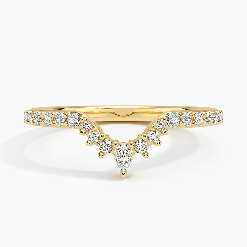 Luxe Lunette Lab Diamond Ring