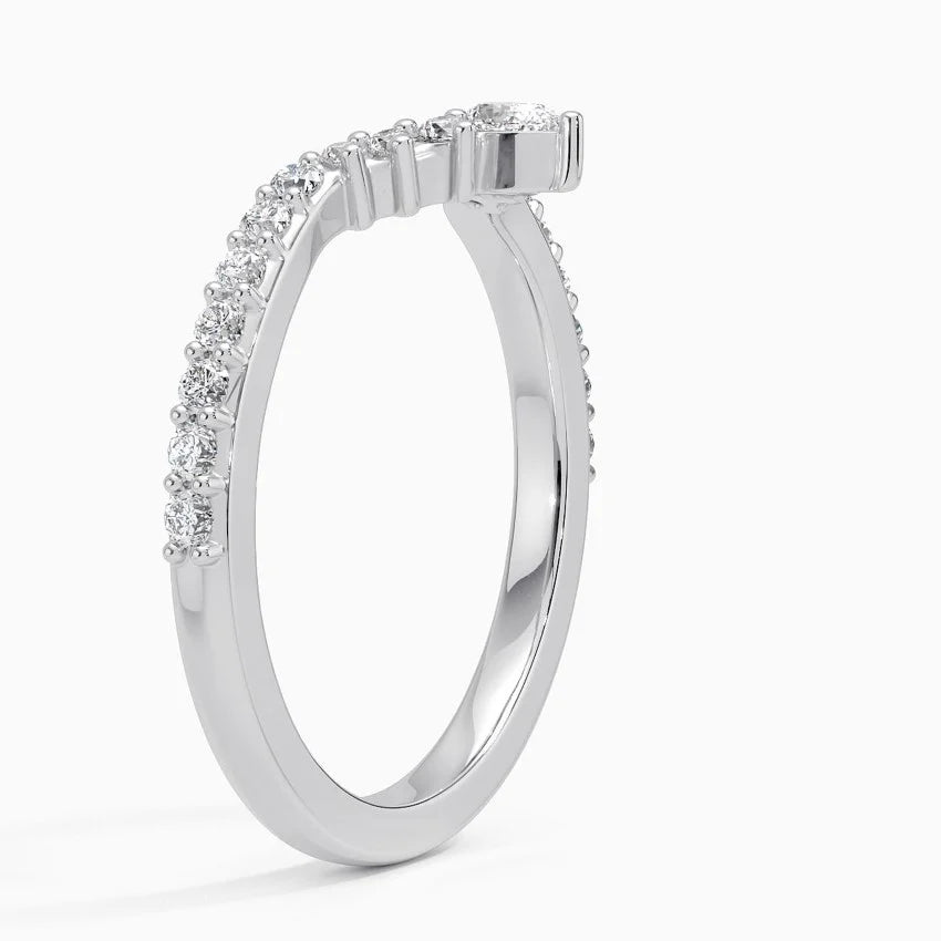 Luxe Lunette Lab Diamond Ring