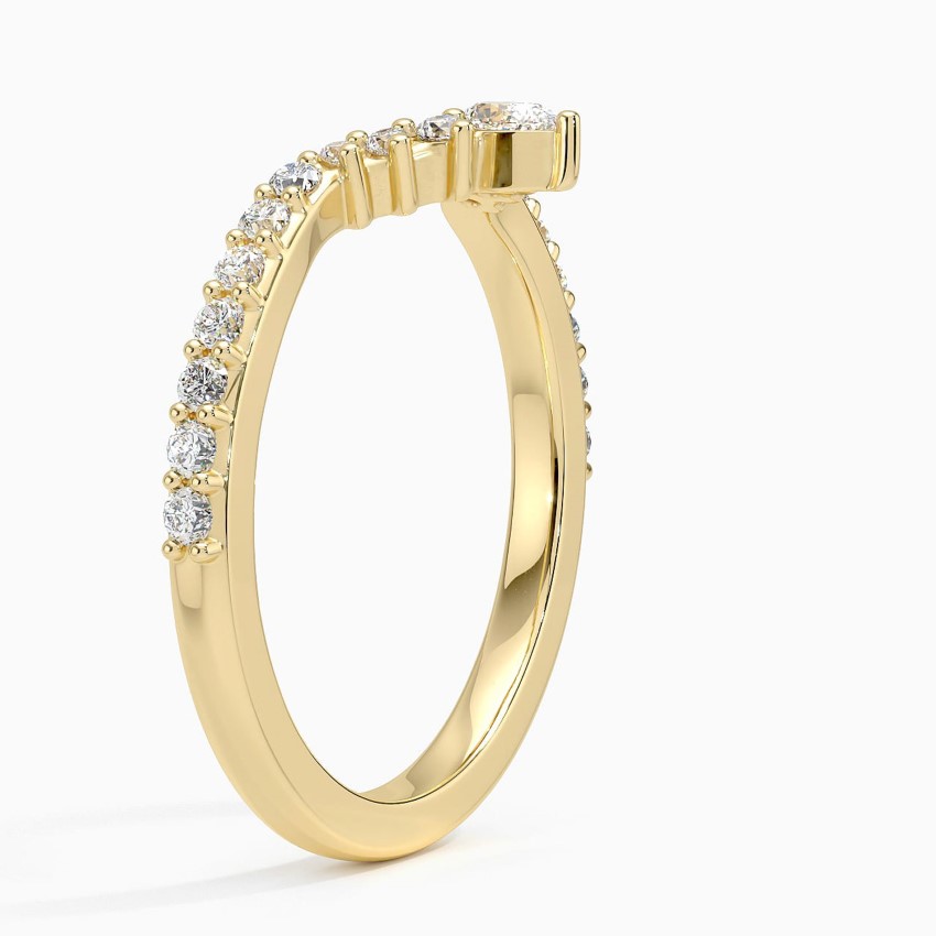 Luxe Lunette Lab Diamond Ring