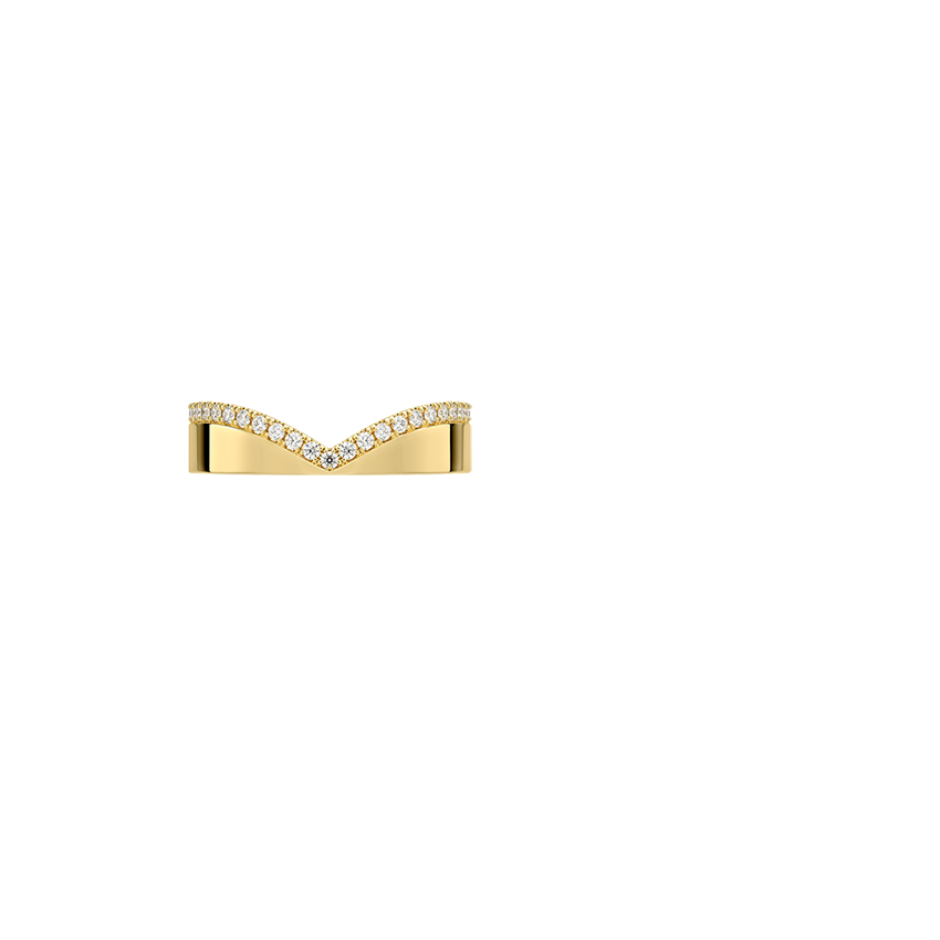 Kaia Contour Diamond Ring