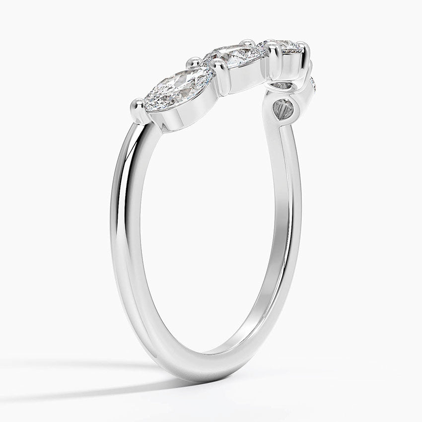 Camille Contoured Diamond Ring