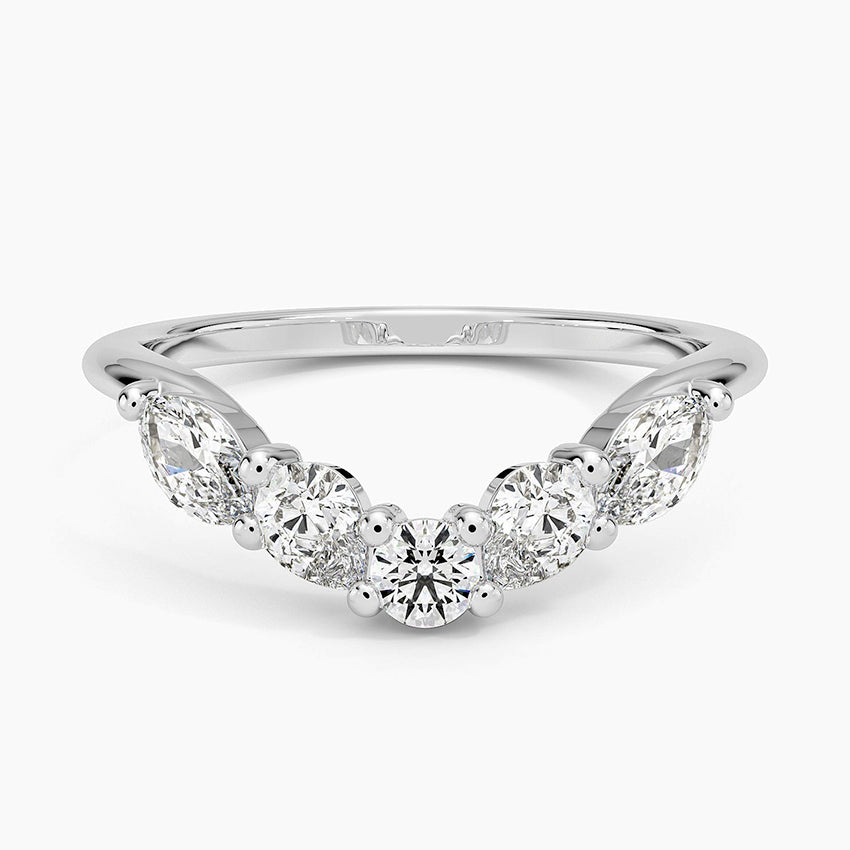 Camille Contoured Diamond Ring