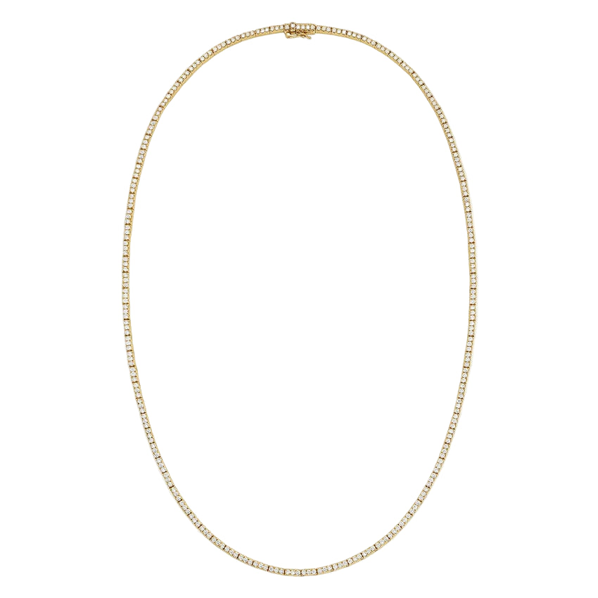 Trilogy  Lab Diamond Tennis Necklace