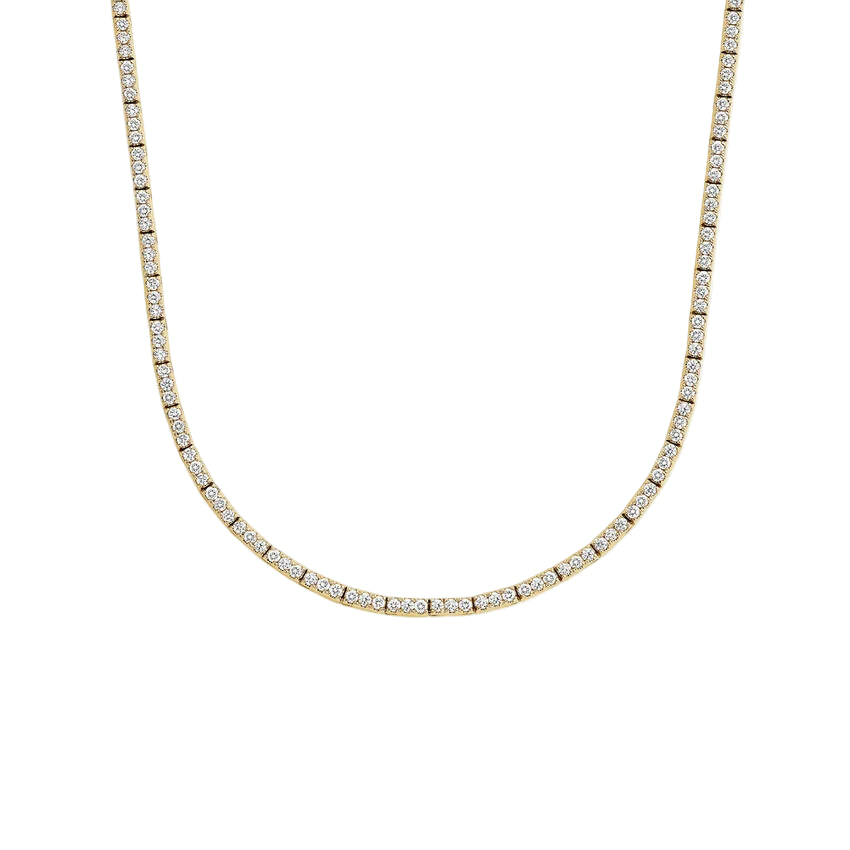 Trilogy  Lab Diamond Tennis Necklace