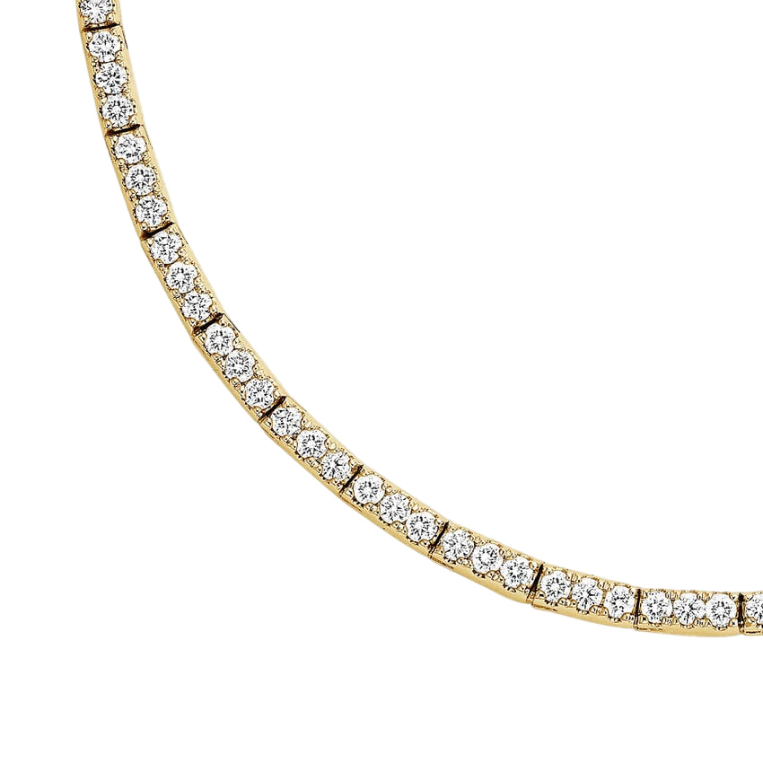 Trilogy  Lab Diamond Tennis Necklace