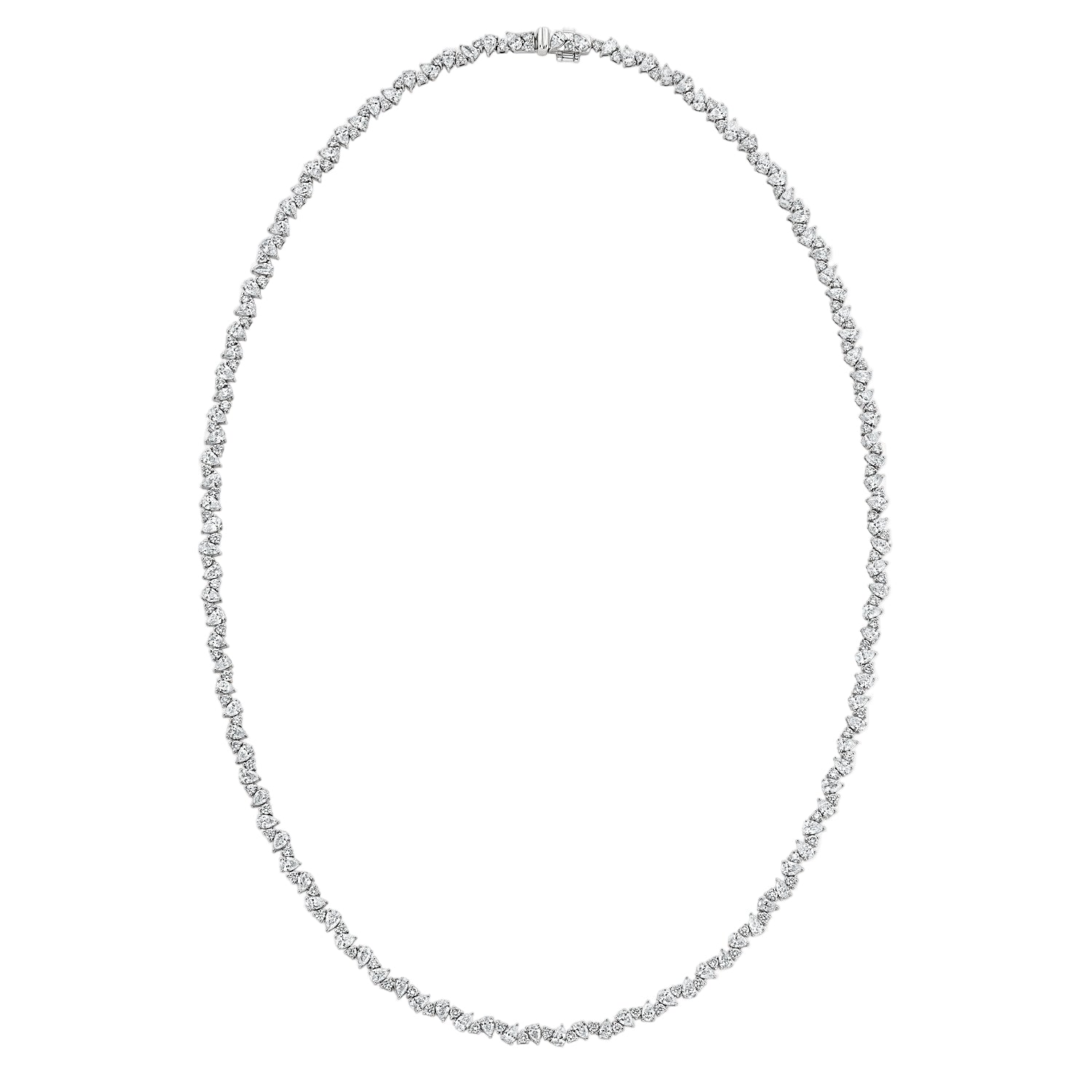 Olivetta Lab Diamond Tennis Necklace