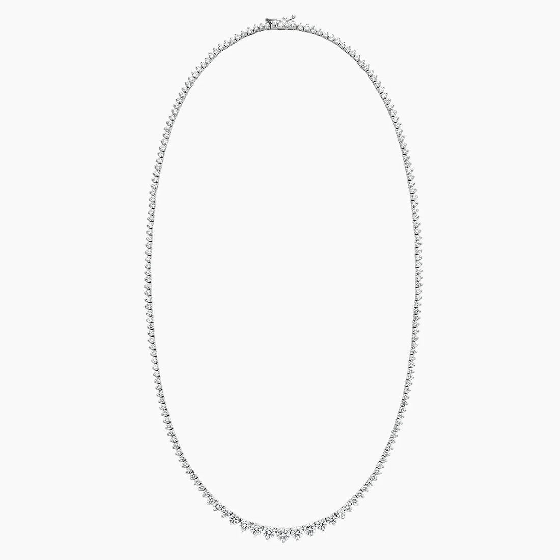 Melrose Three-Prong Lab Diamond Necklace