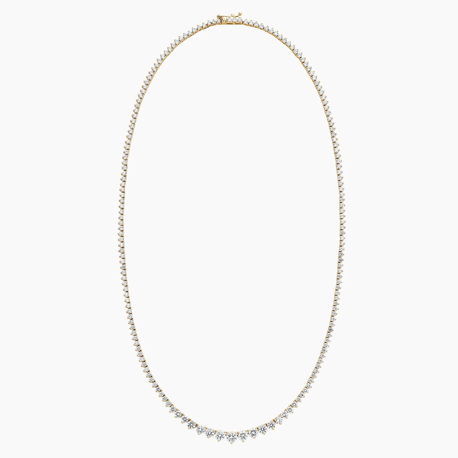 Melrose Three-Prong Lab Diamond Necklace