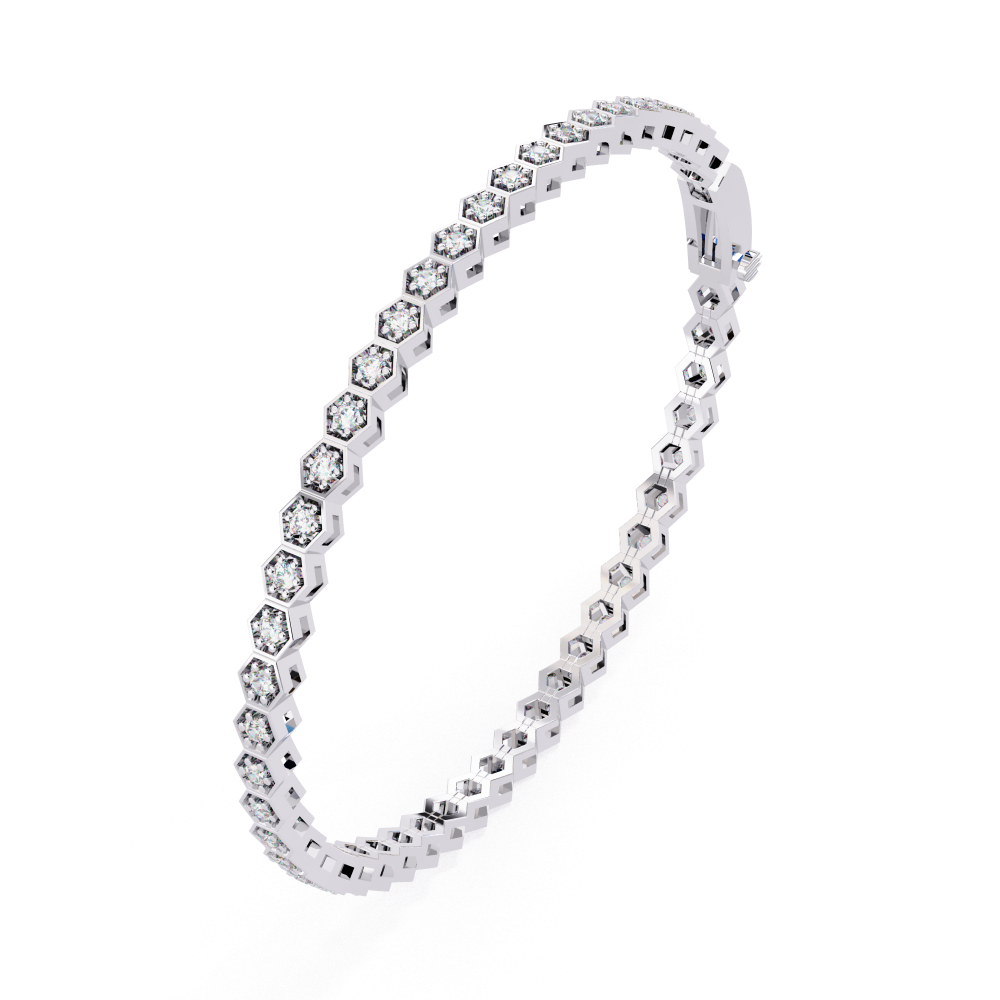 Classic Lab Grown Diamond Tennis Bracelet