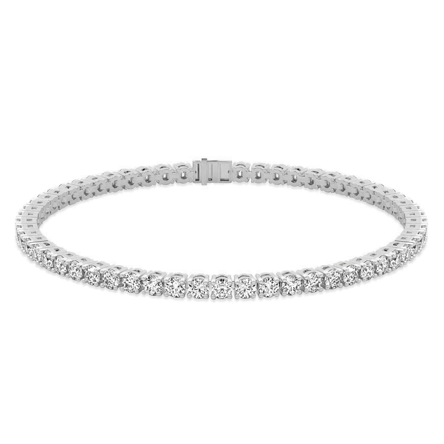 Darcy Round Lab Diamond Tennis Bracelet