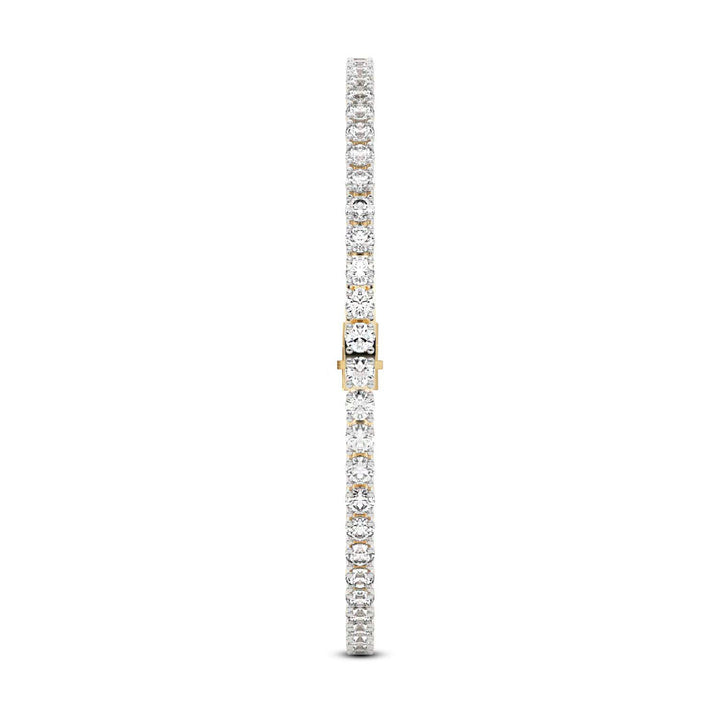 14kt Yellow Gold Darcy Round Lab Diamond Tennis Bracelet (3 Ct. Tw.)