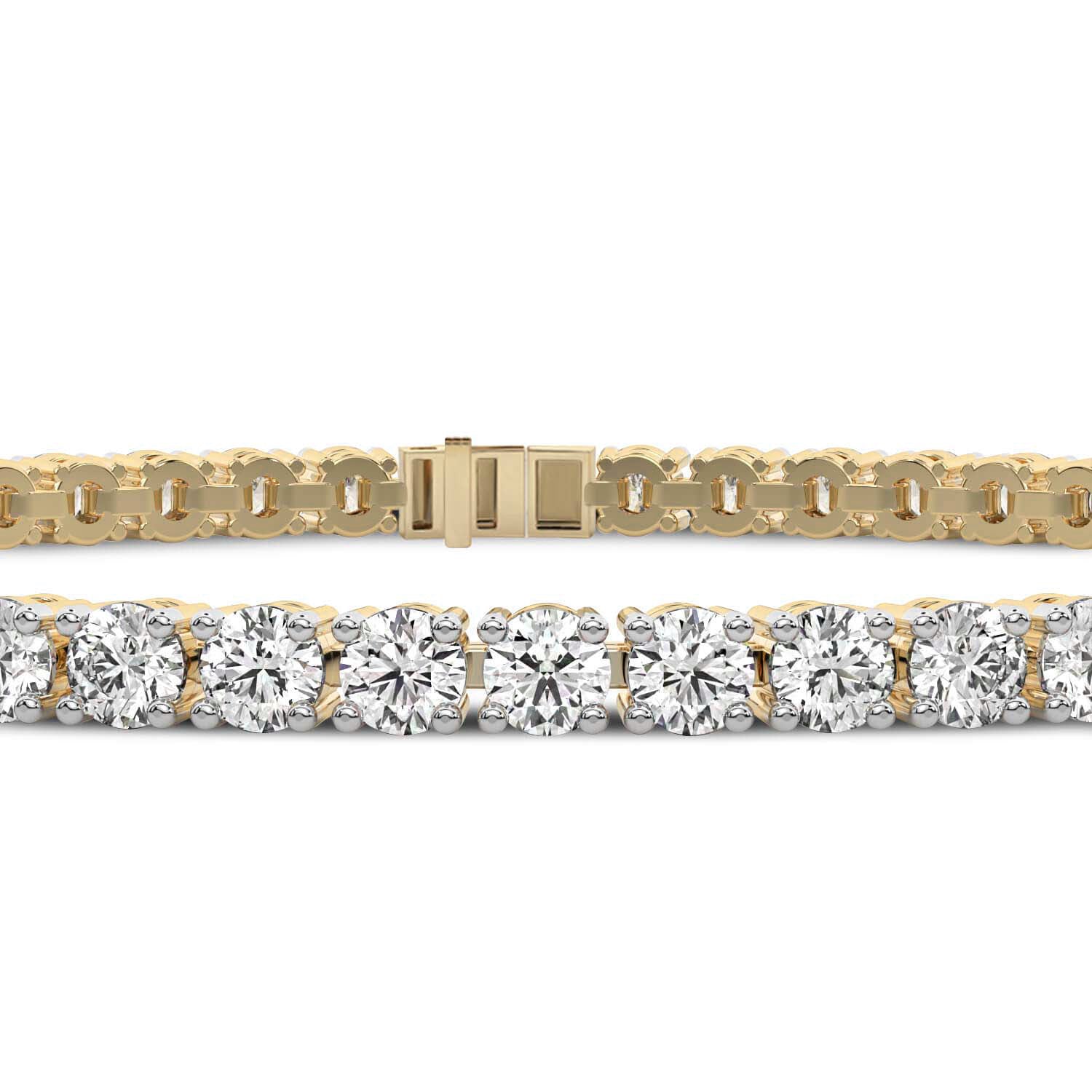Darcy Round Lab Diamond Tennis Bracelet