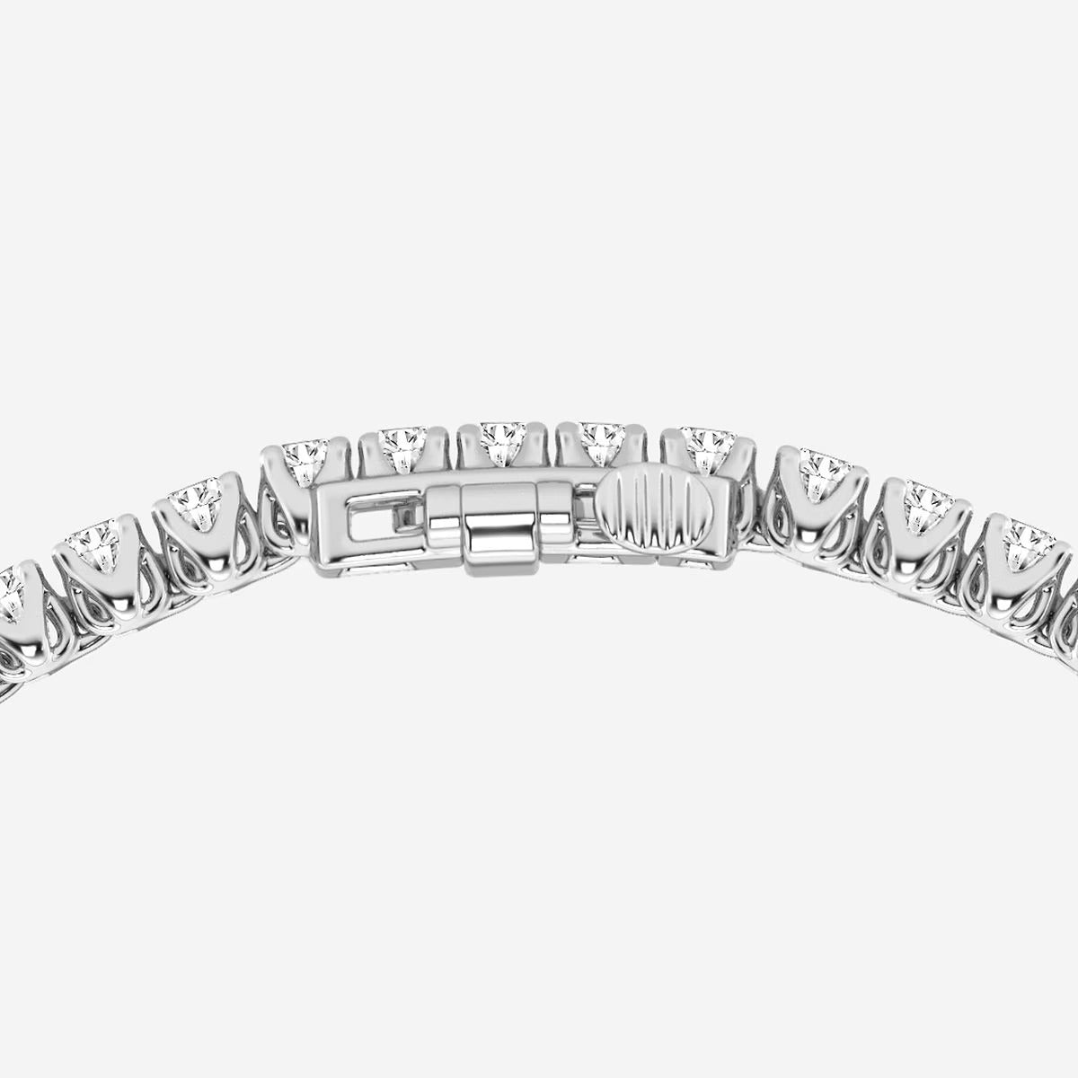 9 ctw Oval Lab Grown Diamond Tennis Bracelet - 7 Inches