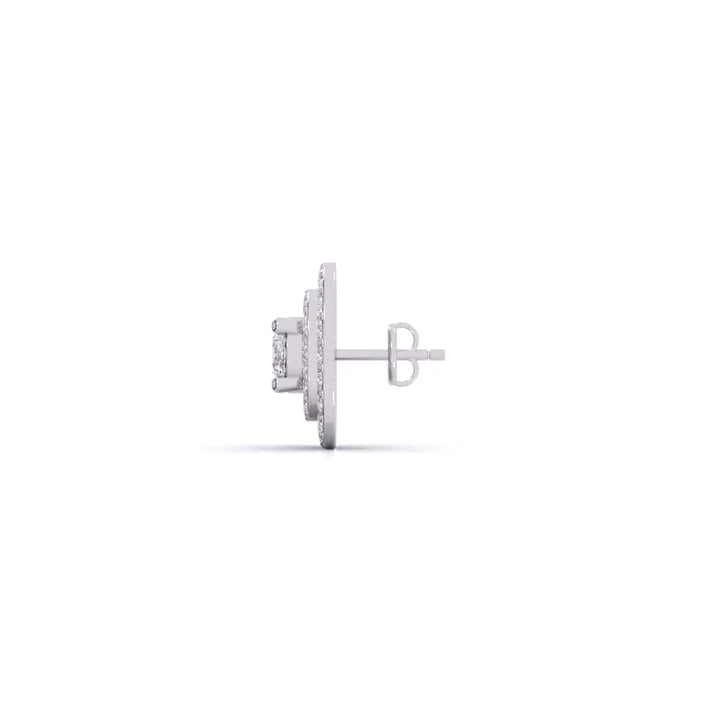 Each Layered Diamond Earrings