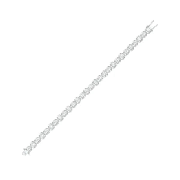 Promise Row Diamond Tennis Bracelet