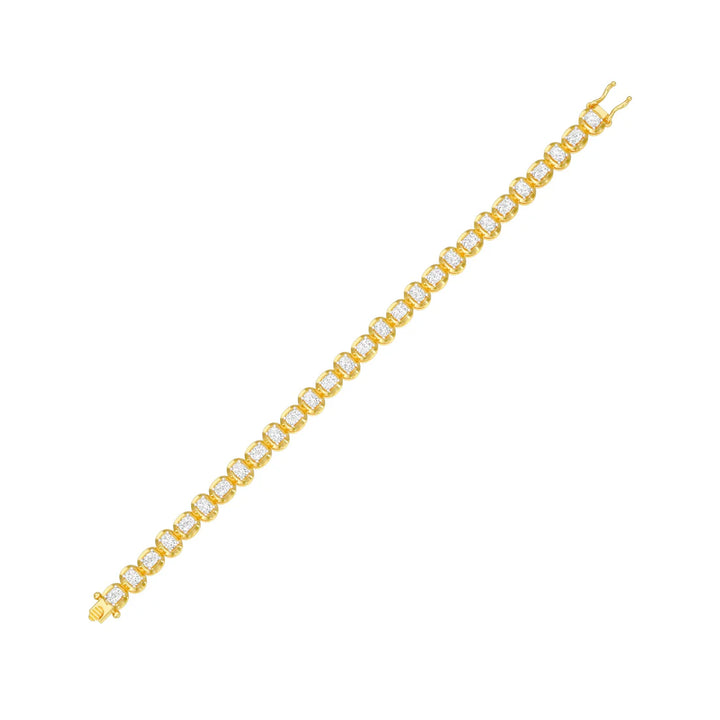 Promise Row Diamond Tennis Bracelet