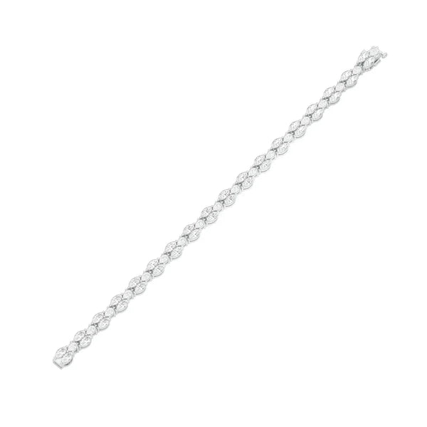 Rhythmic Perfection Diamond Tennis Bracelet