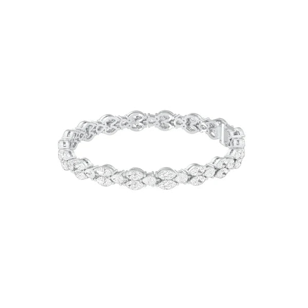 Rhythmic Perfection Diamond Tennis Bracelet