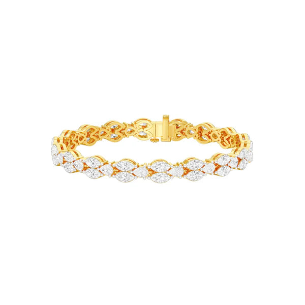 Rhythmic Perfection Diamond Tennis Bracelet