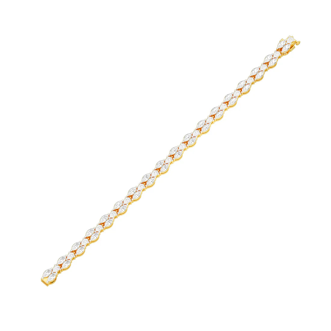 Rhythmic Perfection Diamond Tennis Bracelet