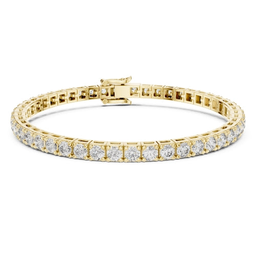 Sculpted Sparkle Designer Diamond Bracelet 18K W Gold (11.1ct)