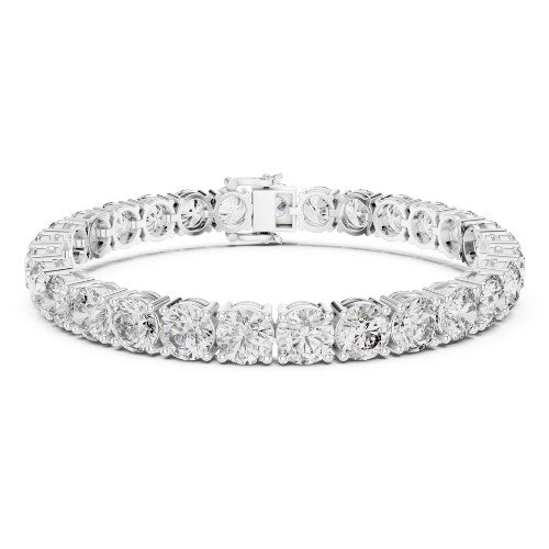 Sparkling Round Cut Diamond Tennis Bracelet