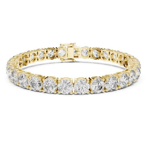 Sparkling Round Cut Diamond Tennis Bracelet