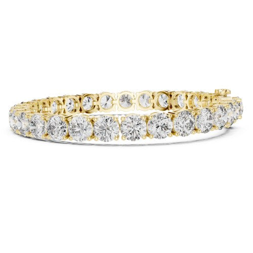 Sparkling Round Cut Diamond Tennis Bracelet