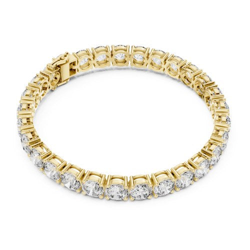 Sparkling Round Cut Diamond Tennis Bracelet