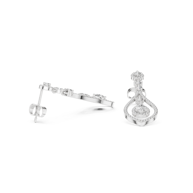 Eternal Grace Teardrop Diamond Dangle